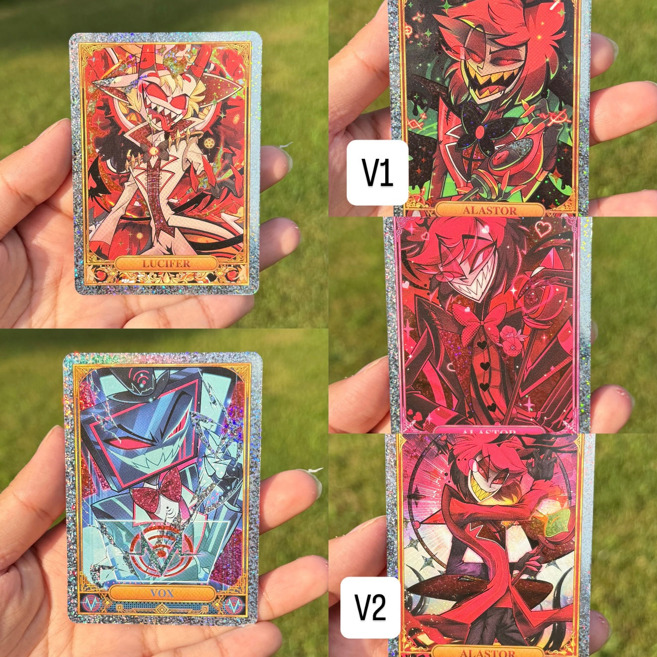 IN HAND : hazbin cards